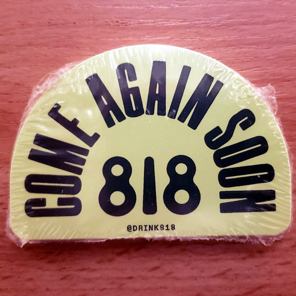 25 New 818 Tequila Half Round Decals Stickers